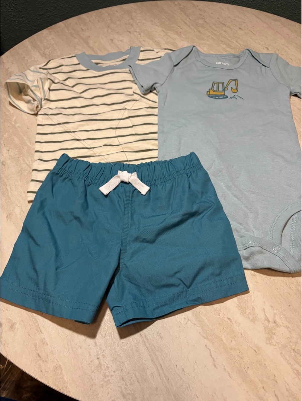 Carters Baby Boys 3-Piece Outfit Set Size 12M